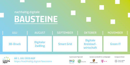 nachhaltig.digital Bausteine - Themenmonate © nachhaltig.digital