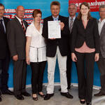 Übergabe Bewilligung Handwerkskammer Osnabrück-Emsland &copy; HWK Osnabrück-Emsland