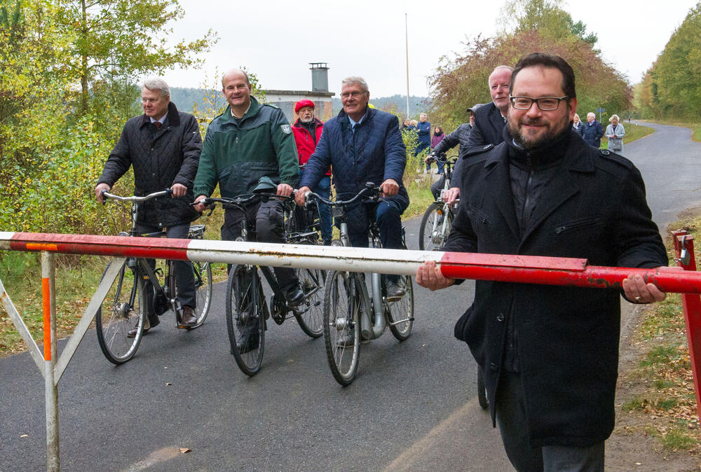 Wegefreigabe Borkenberge © Blanka Thieme-Dietel