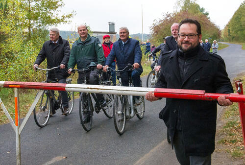 Wegefreigabe Borkenberge © Blanka Thieme-Dietel