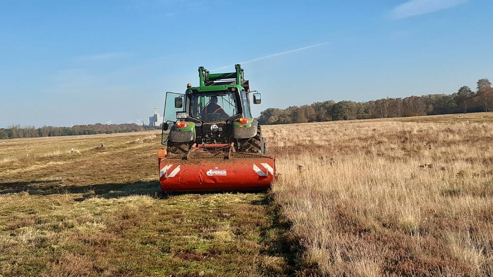 Mahd Wersener Heide © Bundesforst/ Rainer Schmidt