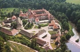 Luftaufnahme des Klosters St. Marienthal/Ostritz © Foto: Pawel Sosnowski