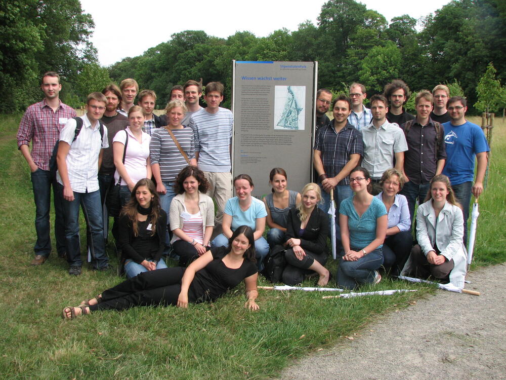 Neustipendiaten im StipendiatenPark Juni 2011 