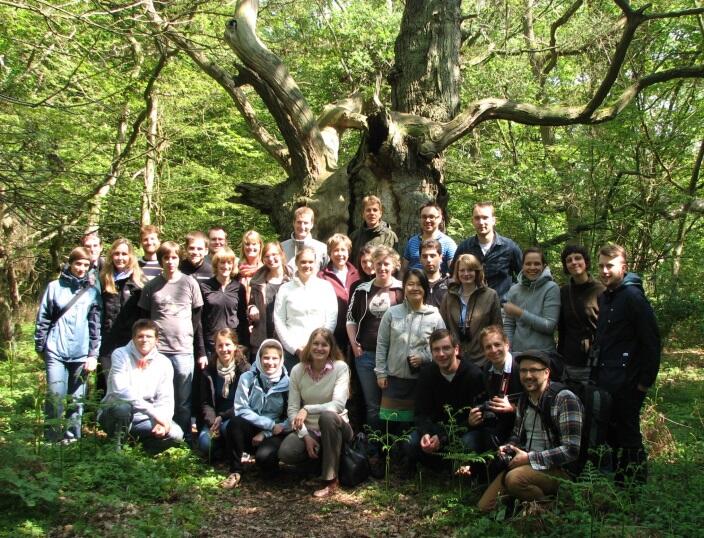 Gruppenbild auf der Insel Vilm im Mai 2013 