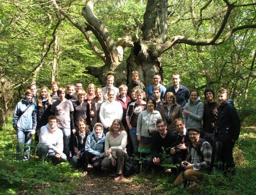 Gruppenbild auf der Insel Vilm im Mai 2013 