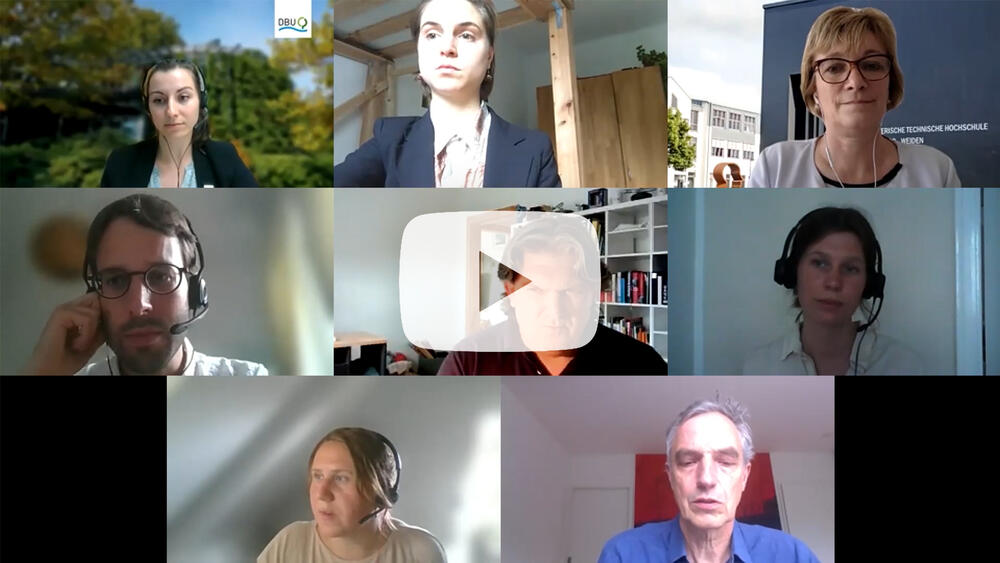 Beim DBUdigital Online-Forum „Die große Transformation - Nachhaltigkeitsdilemmata und Umgang mit Unsicherheiten