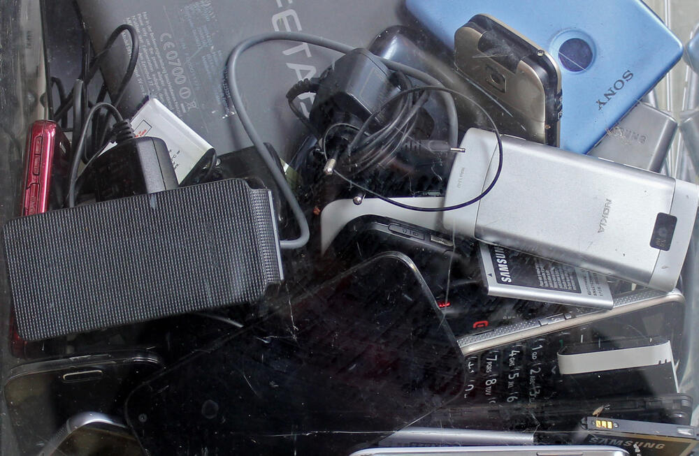 Alte Mobilgeräte © Deutsche Bundesstiftung Umwelt