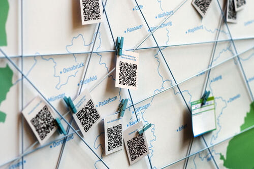 Linkage by use of a nachhaltig.digital map - here the »Offline-Version« © Michael Münch/nachhaltig.digital