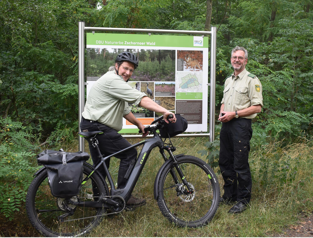 E-Bike Zschornoer Wald © Bundesforst