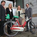 Mit dem Rad zur Arbeit, Preisübergabe, Dittrich, Wunderlich 