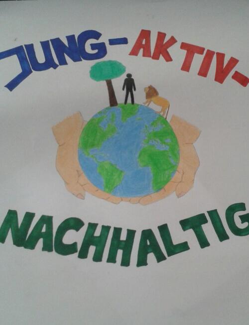 Logo Jung - Aktiv - Nachhaltig, Förderprojekt des Jugendkongresses 2015 &copy; Felix Englisch / JAN