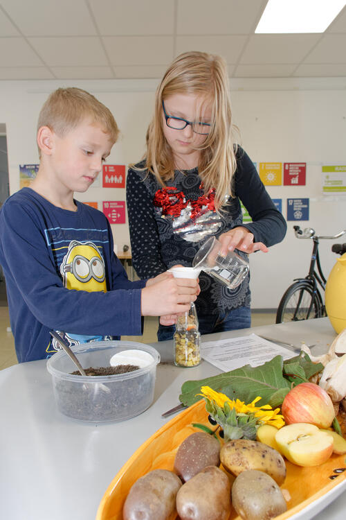 The learning site is a competence center for education for sustainable development. © Alfred Riese, Saerbecker Energiewelten