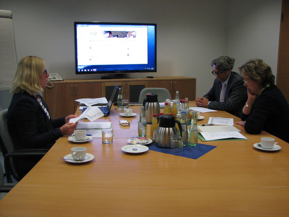 Treffen mit Intraworlds Juni 2014 © DBU/Christine Busch