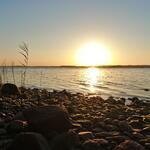 Sonnenuntergang auf der Insel Vilm  © Nico Wöhrle