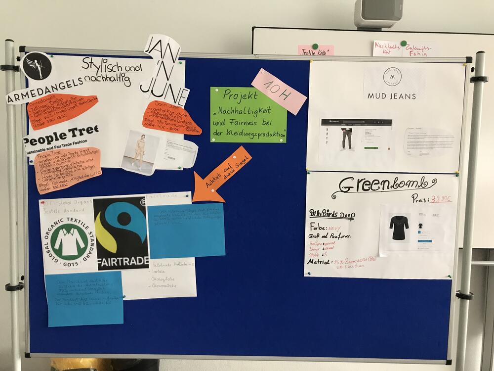 Gruppenarbeit: eine von mehreren Ergebnisstellwänden © Prof. Dr. Christiane Meyer (Leibniz Universität Hannover)