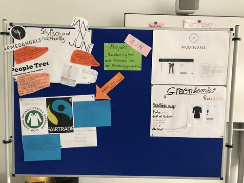 Gruppenarbeit: eine von mehreren Ergebnisstellwänden © Prof. Dr. Christiane Meyer (Leibniz Universität Hannover)