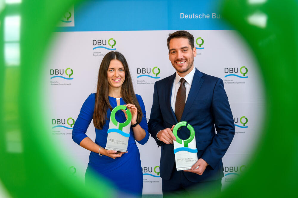 Preisträger Geschwister Trappmann © Peter Himsel/DBU