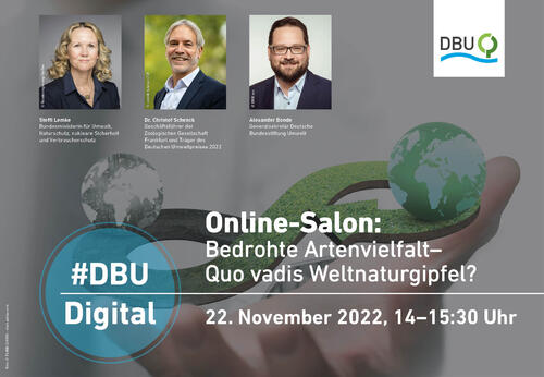  #DBUdigital Online-Salon Bedrohte Artenvielfalt - Quo vadis Weltnaturgipfel? 