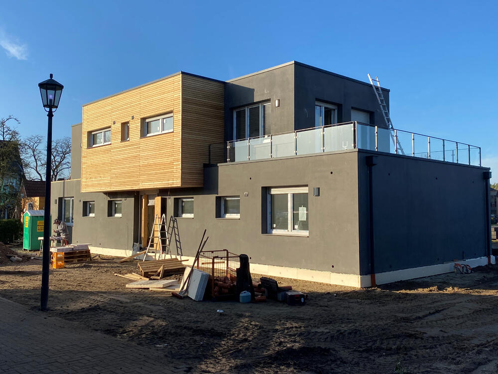 Recyclingbeton – Neubau  © Betonwerk Büscher