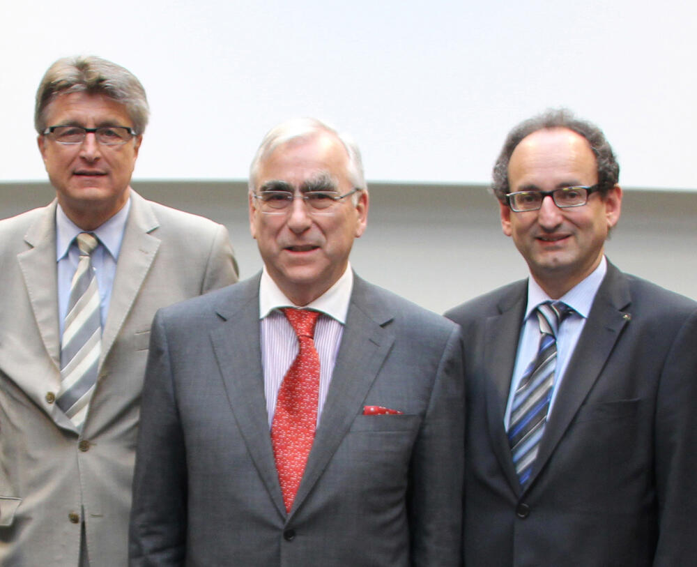 Theo Waigel zu Besuch der DBU &copy; Deutsche Bundesstiftung Umwelt