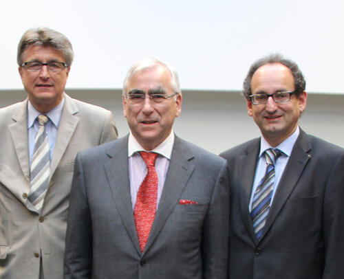 Theo Waigel zu Besuch der DBU &copy; Deutsche Bundesstiftung Umwelt