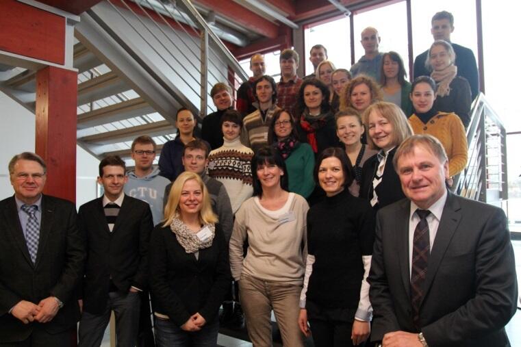 StipendiatInnen aus Lettland, Litauen, Kaliningrad, Tschechien, Serbien und Slowenien (Februar 2015) 