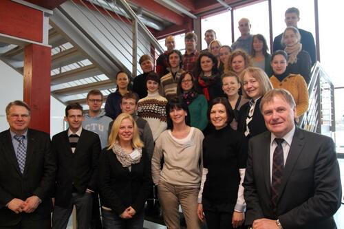 StipendiatInnen aus Lettland, Litauen, Kaliningrad, Tschechien, Serbien und Slowenien (Februar 2015) 