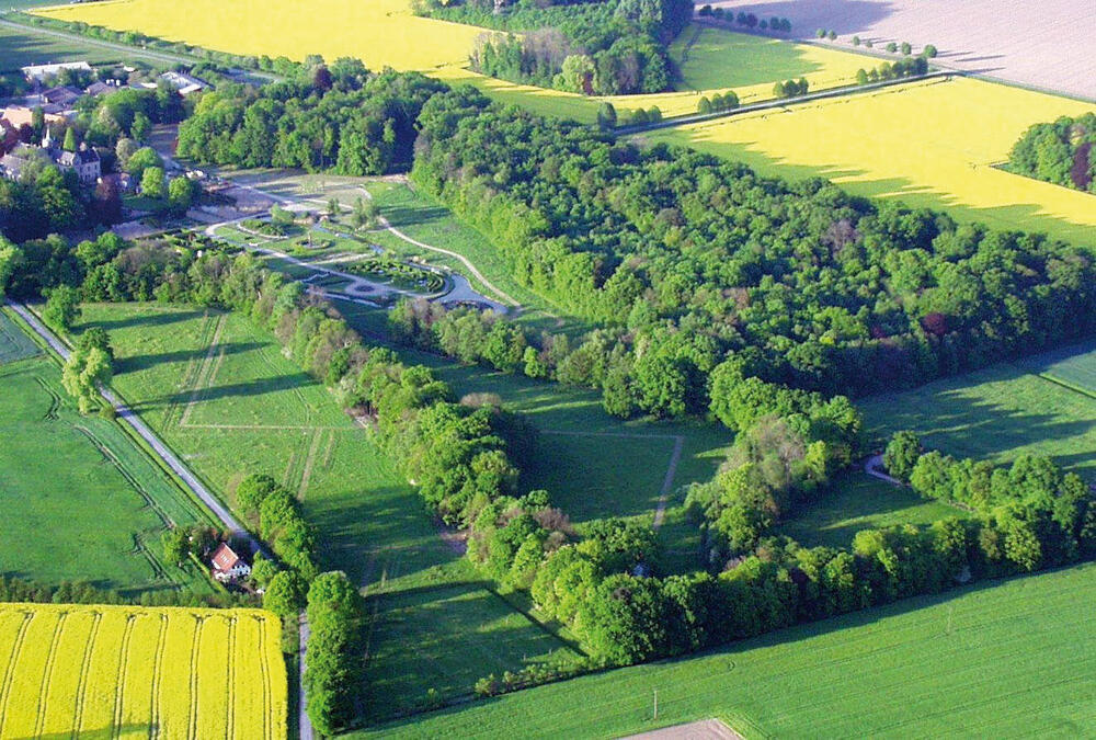 Luftbild StipendiatenPark (Foto: DBU) 