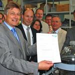 Übergabe Bewilligungsschreiben FH Osnabrück &copy; Fachhochschule Osnabrück