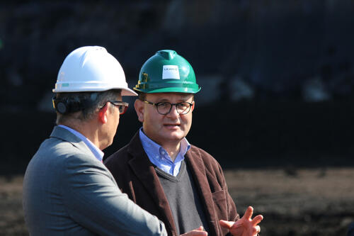 Umweltpreisträger Prof. Dr. Ottmar Edenhofer (rechts) © Reinsch/MCC