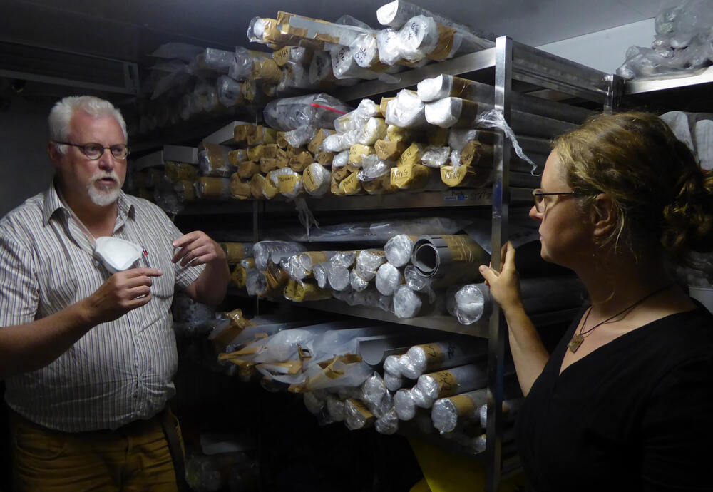 Torfprofil-Lager © Jongebloed/DBU