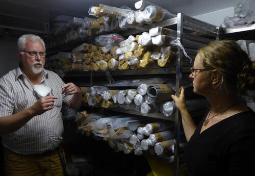 Torfprofil-Lager © Jongebloed/DBU