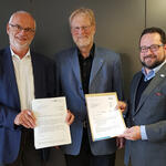 Bewilligungsübergabe © Deutsche Bundesstiftung Umwelt
