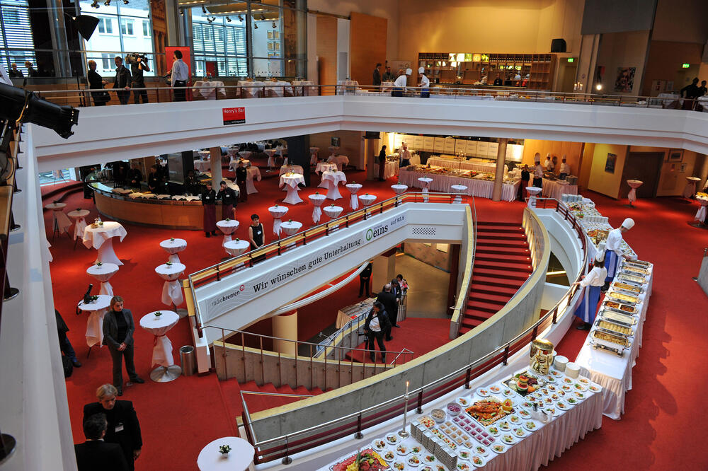 Catering bei der Preisverleihung 