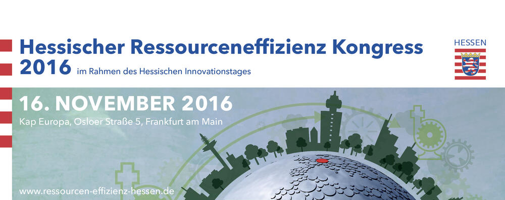 Grafik Ankündigung Hessischer Ressourceneffizienzkongress &copy; Hessen Trade & Invest GmbH