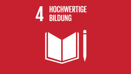 SDG Nr. 4 Bildung © United Nations/globalgoals.org