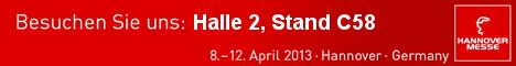 Banner Hannover Messe 2013 
