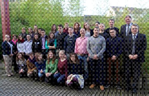 MOE-Einführungsseminar März 2014: Stipendiaten aus Polen, Ungarn, Bulgarien und Serbien 