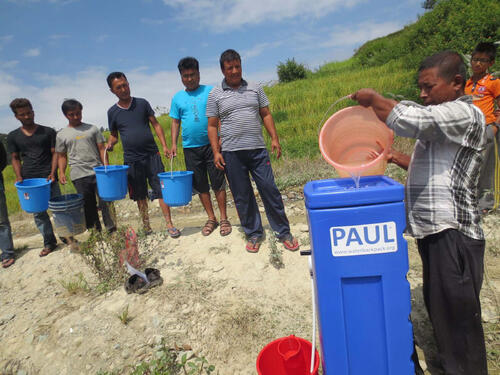 PAUL Wasserrucksack © Paulig Tischweberei
