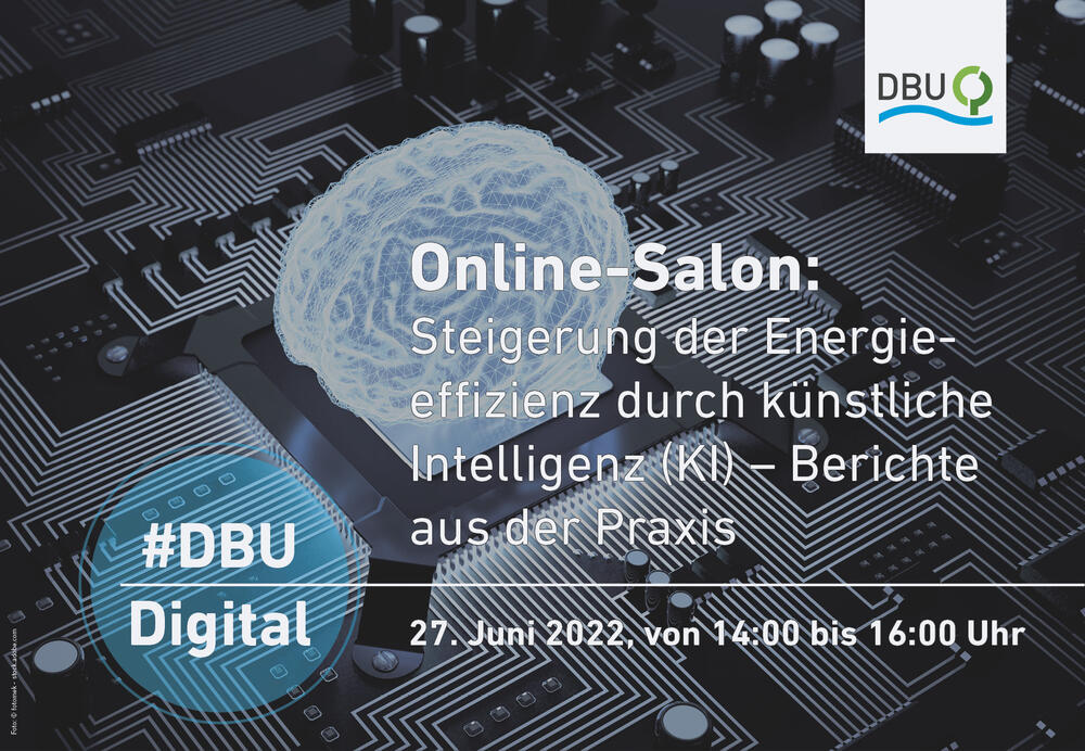 Wie können digitale Lösungen und künstliche Intelligenz die Energiewende unterstützen? Darum geht's im Online-Salon am 27. Juni 2022.  