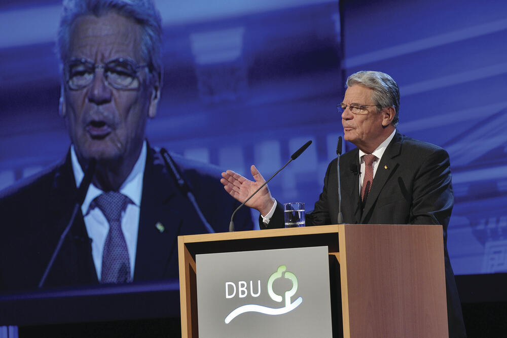 Bundespräsident Joachim Gauck &copy; DBU/Peter Himsel
