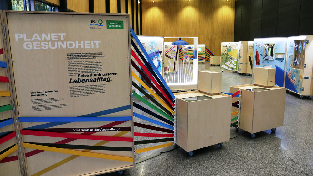 Ausstellung Planet Gesundheit von UBA und DBU © Deutsche Bundesstiftung Umwelt