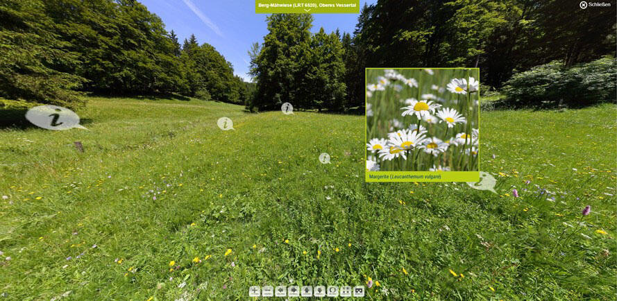 Panoramabild eines Natura 2000 Gebiets. © R. Manderbach