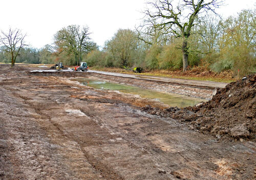 Bauarbeiten © Andreas Regner/Biosphärenreservat Mittelelbe