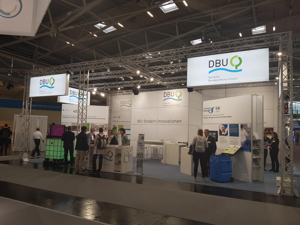 DBU-Stand auf der IFAT 2018  © DBU