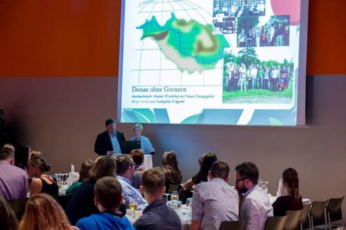 Vertreter des ungarischen Alumni-Netzwerks auf dem Stipendiaten- und Alumni-Treffen im November 2015 in Essen  © DBU-Archiv