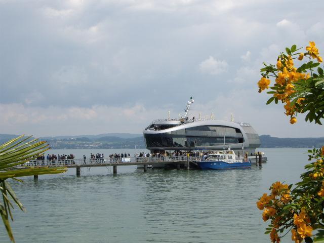 Ankunft auf der Insel Mainau 