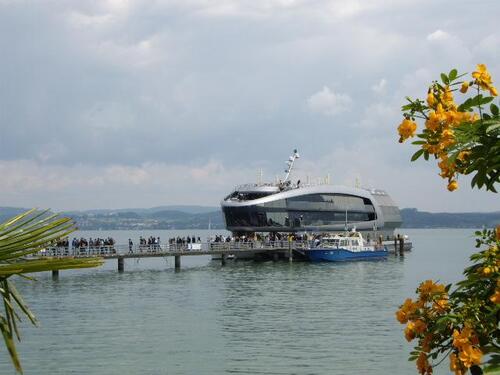 Ankunft auf der Insel Mainau 