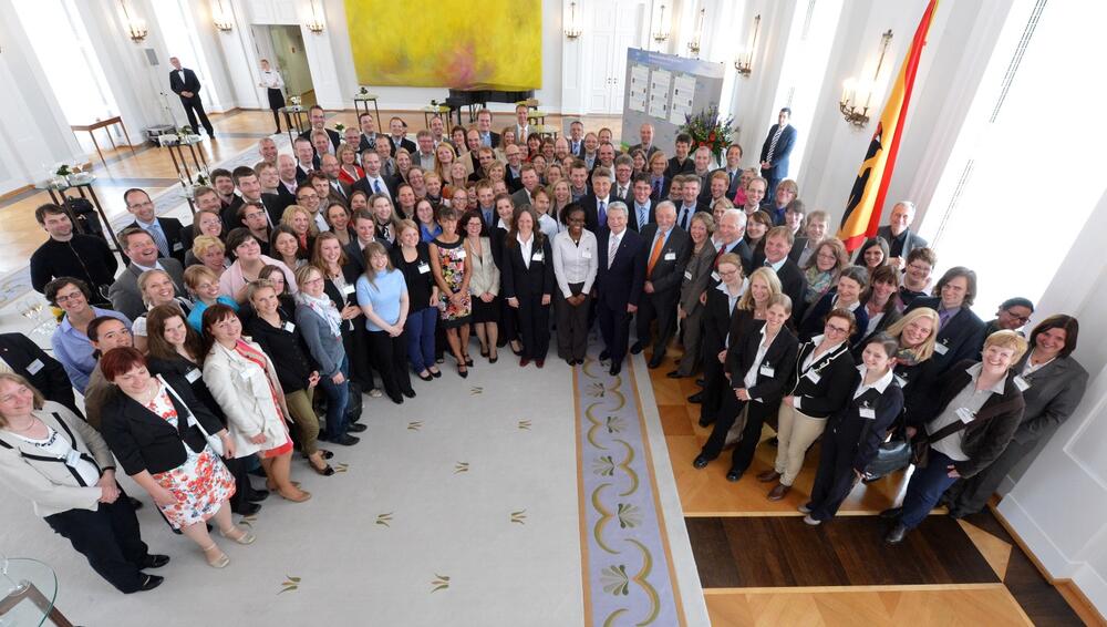 Woche der Umwelt 2012: Empfang des Bundespräsidenten anlässlich des 20-jährigen Bestehens des DBU-Promotionsstipendienprogramms (Foto: David Außerhofer) 