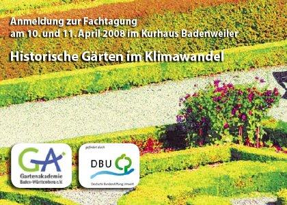 Historische Gärten im Klimawandel 